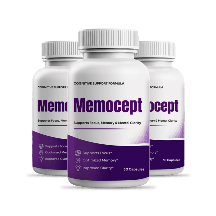 Memocept 3 bottle package